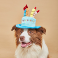 Load image into Gallery viewer, Cuddly Cake Plush Pet Birthday Hat - FurFestLand
