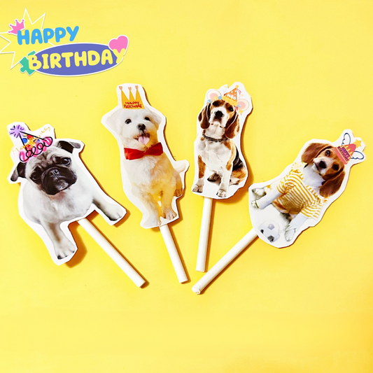 Custom Dog/Cat Birthday Cake Toppers